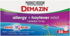Demazin-Allergy-Hayfever-Relief-30-Tablets on sale