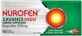 Nurofen-Zavance-Mini-16-Liquid-Capsules on sale