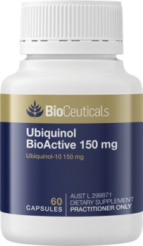BioCeuticals-Ubiquinol-BioActive-150mg-60-Capsules on sale