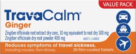 Travacalm+Ginger+30+Tablets