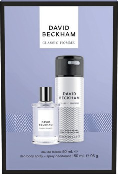 David+Beckham+Classic+Homme+EDT+50mL+2+Piece+Gift+Set