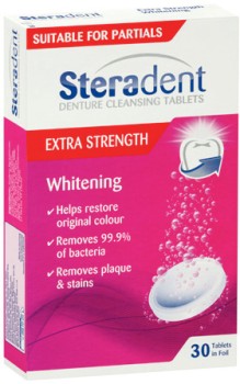 Steradent+Extra+Strength+Denture+Cleansing+Tablets+30+Pack