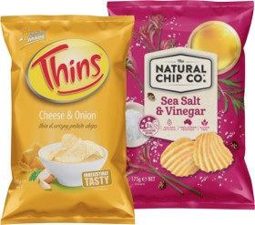The+Natural+Chip+Co.+175g+or+Thins+Chips+150%E2%80%91175g+or+Selected+Varieties