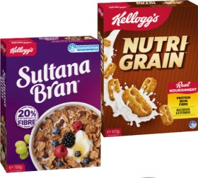 Kellogg%26rsquo%3Bs+Nutri%E2%80%91Grain+470g%2C+Sultana+Bran+700g+or+Special+K+Original+500g