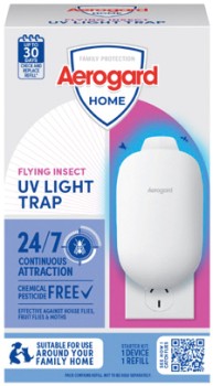 NEW-Aerogard-Home-Flying-Insect-UV-Light-Trap-Starter-Kit-1-Pack on sale