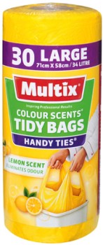 Multix+Colour+Scents+Handy+Ties+Tidy+Bags+Large+30+Pack+Selected+Varieties