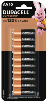 Duracell-Coppertop-Batteries-AA-10-Pack on sale