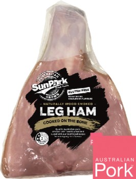 Sunpork-Quarter-Leg-Ham-Bone-In on sale