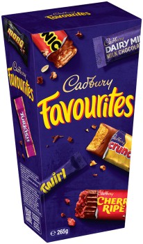 Cadbury-Favourites-264265g-Selected-Varieties on sale