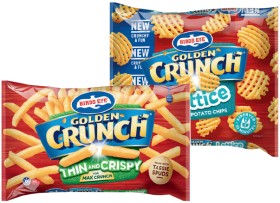 Birds-Eye-Golden-Crunch-Potato-Chips-900g-Lattice-or-Sidewinders-Chips-750g-Selected-Varieties on sale