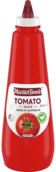 MasterFoods-Tomato-or-Barbecue-Squeezy-Sauce-920mL on sale