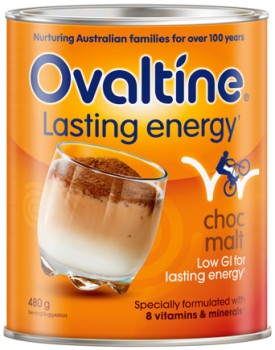 Ovaltine-Lasting-Energy-Choc-Malt-Drink-480g on sale