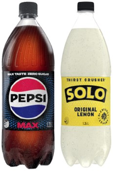 Pepsi+or+Solo+1.25+Litre+Selected+Varieties