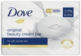 Dove+Beauty+Cream+Bar+2x90g+Selected+Varieties