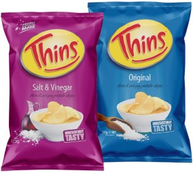 Thins+Chips+150%E2%80%91175g+or+The+Natural+Chip+Co.+Chips+175g+Selected+Varieties