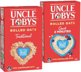 Uncle+Tobys+Traditional+or+Quick+Rolled+Oats+500g