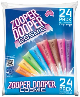 Zooper+Dooper+Ice+Tubes+24+Pack+Selected+Varieties