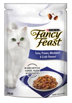 Purina-Fancy-Feast-Adult-Dry-Cat-Food-450g-Selected-Varieties on sale
