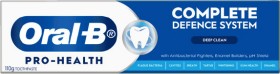 OralB-Pro-Health-Complete-Defence-System-Deep-Clean-Toothpaste-110g on sale