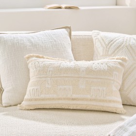 Anouk+Embroidered+Oblong+Cushion+by+M.U.S.E.