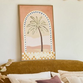 Check-Palm-Textured-Wall-Art-by-Habitat on sale