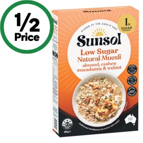 Sunsol-Natural-Muesli-500g on sale