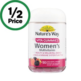 Natures-Way-Vita-Gummies-for-Adults-Womens-Multivitamin-Pk-100 on sale