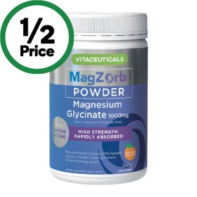 MagZorb-Magnesium-Glycinate-1000mg-Powder-240g on sale