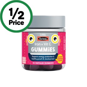 Little-Swisse-Iron-Vitamin-C-Gummies-Pk-40 on sale