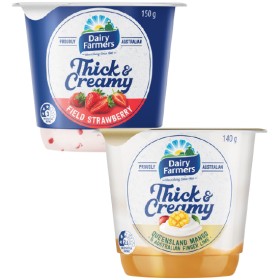 Dairy-Farmers-Thick-Creamy-Yoghurt-140-150g on sale