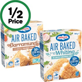 Birds-Eye-Air-Baked-Fish-250-380g on sale