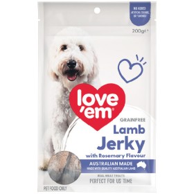 Love+%26lsquo%3BEm+Jerky+Dog+Treats+200g