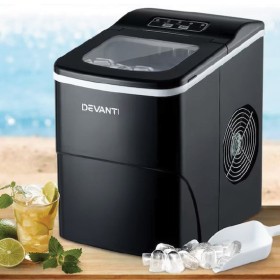 Devanti-2L-Ice-Maker-Portable-Ice-Cube-Machine-Black on sale