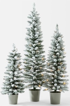 Anko-Set-of-3-Snowy-Prelit-Potted-Christmas-Trees-90cm3ft-120cm-4ft-150cm-5ft-O on sale