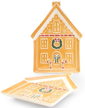 Anko+2+Pack+Gingerbread+House+Plates