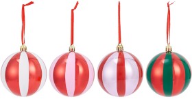 Anko+Striped+Bauble.+Assorted