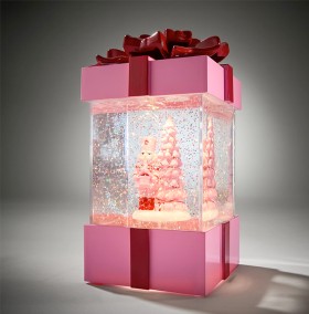 Anko-Light-and-Sound-Present-Snow-Globe on sale