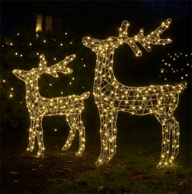 Anko-2-Pack-Light-Up-Standing-Reindeer on sale