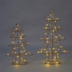 Anko+2+Pack+Solar+Powered+Light+Up+Trees