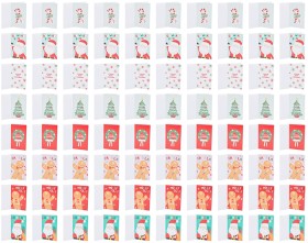 Anko+40+Pack+Mini+Christmas+Cards.+Assorted