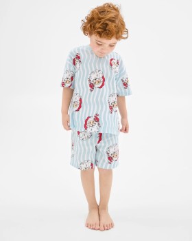 Family-Matching-Christmas-Santa-Australian-Cotton-Pj-Set-Younger-Boys on sale
