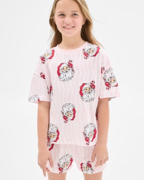 Family-Matching-Christmas-Santa-Australian-Cotton-Pj-Set-Older-Girls on sale