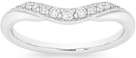9ct-White-Gold-Diamond-Curved-Band on sale