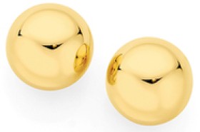 9ct-Gold-4mm-Ball-Stud-Earrings on sale