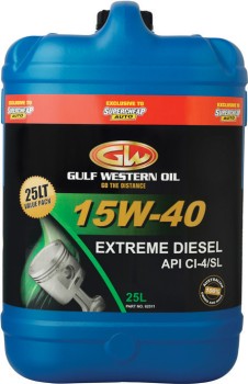 Gulf+Western+EXTREME+DIESEL+15W-40+25L+Engine+Oil%5E
