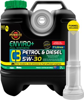 Penrite+ENVIRO%2B+Full+Synthetic+C3+PETROL+%26amp%3B+DIESEL+5W-30+7L+Engine+Oil