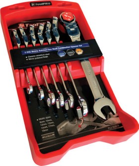ToolPRO+7+Pce+Flex+Head+Ratchet+Spanner+Set
