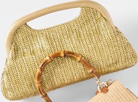 Metallic+Straw+Clutch