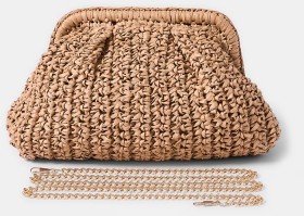 Slouchy+Straw+Clutch