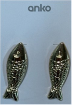 Fish+Stud+Earrings